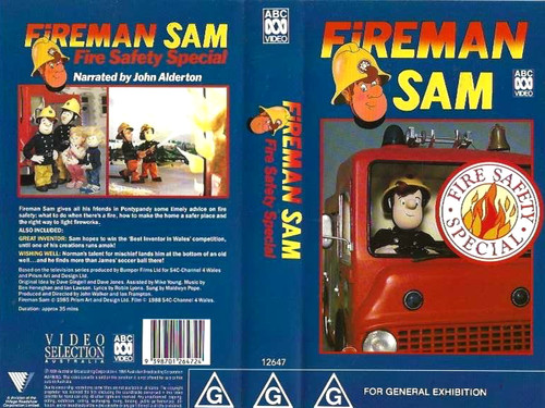 Fireman sam vhs video - vhs, abc
