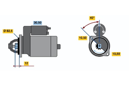 Bosch starter for nissan - nissan, 2,0