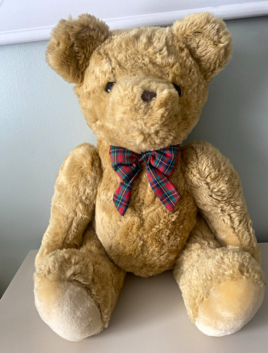 Beige teddy bear - beige, 17”