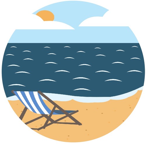 The beach car - the,