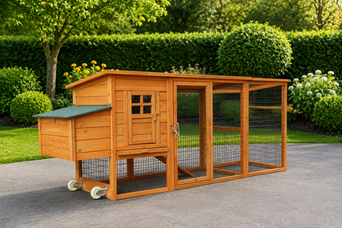 Country lodge chicken - country, coop