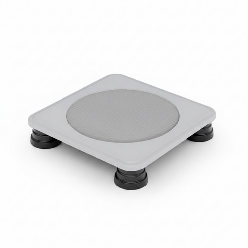 Low impact square trampoline - low,