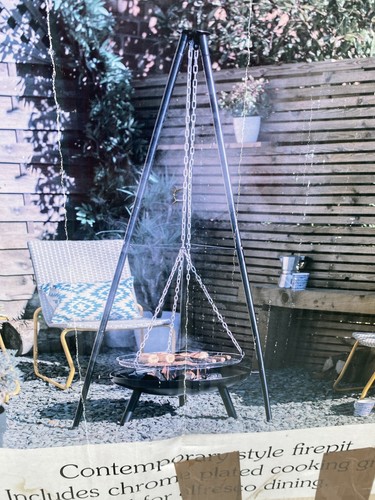 Gardenline tripod fire - tripod, pit