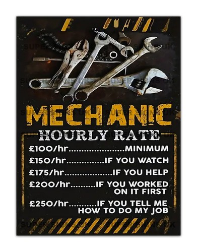 Funny mechanic hourly - funny, "mechanic