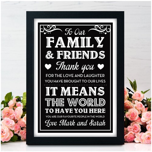 Personalised wedding signs - personalised,