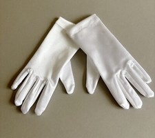 1st First Holy Communion Flower Girls Wedding Pageant Gloves - size 8 - 12 years