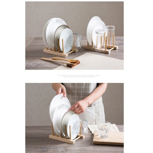 For daily dish drying - daily, wooden