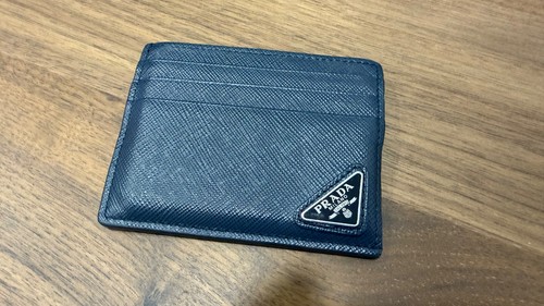 Prada blue men bifold - blue, men's