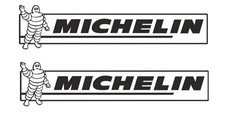 2x MICHELIN Vinyl Decal Stickers Bike Motorbike Motorcycle Sticker Mod Sponsor