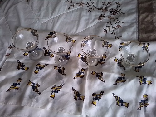 Vintage babycham glasses - babycham, set