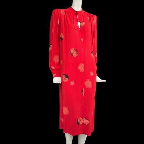 1970s zandra rhodes crepe - rhodes,