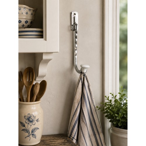 Vtg cambridge wall hook silver - vtg,
