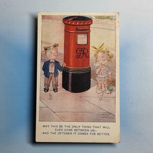 Comic postcard 1922 red - postcard, gr