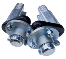 100MM PCD HUB TRAILER SUSPENSION UNITS 500KG WITH HUBS- GALVANIZED BODY
