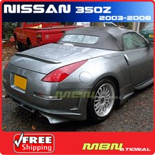 For 03-08 Nissan 350Z Convertible Rear Trunk Tail Lip Spoiler Primer Unpainted