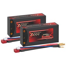 2x Zeee 7.6V 2S Shorty Lipo