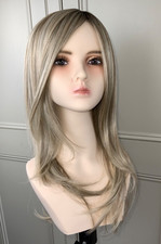New - Scene Stealer, Raquel Welch Wig, Shaded Biscuit (Blonde) Monofilament Top