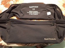 Nathan Zipster Max Size Large Black Brand New Best Running Belt