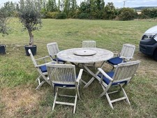 Alexander Rose Round Garden Table And Chairs
