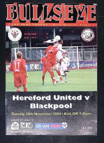 2004 hereford united - 30/11/2004,