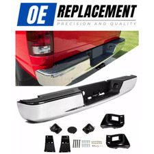 FÜR 04-08 DODGE RAM 1500 2500 3500 HD NEU CHROM HECKSTUFE STOßSTANGE MONTAGE