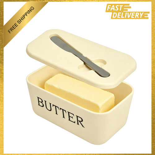 Butter dish with lid - dish, and