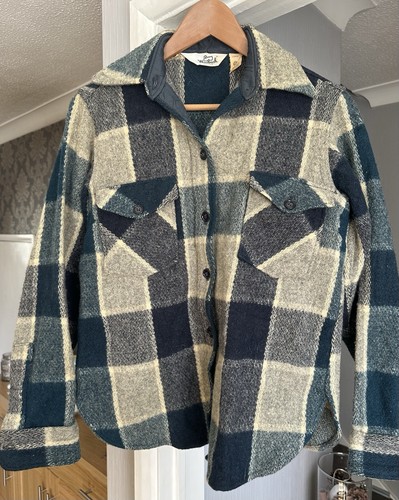 Vintage woolrich wool - wool, cheque