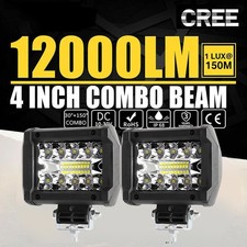 2x  LED Work Light Bar Flood