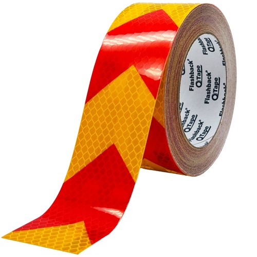 Red yellow arrow reflective - &,
