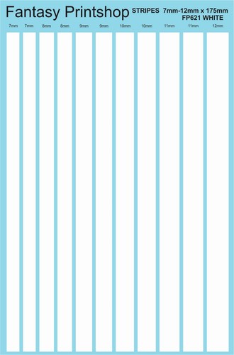Stripes water slide transfers - water,