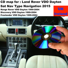 2015 SAT NAV DISC MAP VDO DAYTON FOR RANGE ROVER - NAVIGATION CD UK & IRELAND