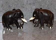 Vintage Black Wooden African