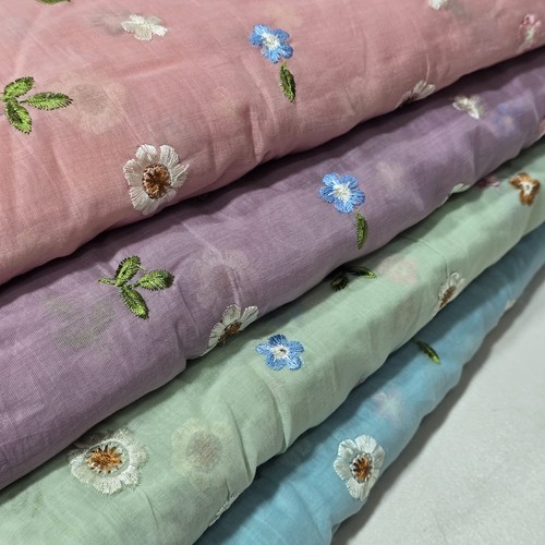 100 cotton silk pastel fabric - cotton,