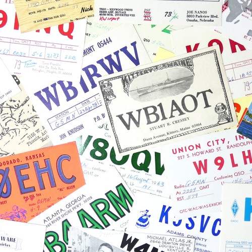 Vintage qsl radio cards 5 - qsl,