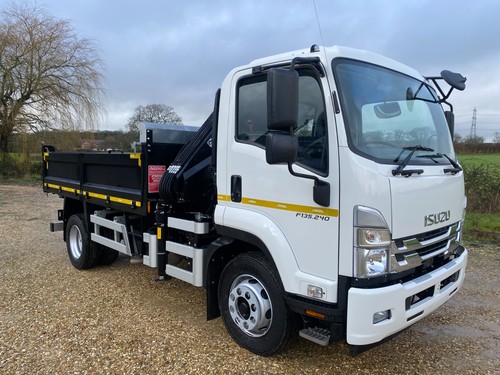 Isuzu f13 240 tipper with - f13.5,