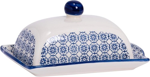 Navy vintage floral hand - vintage,