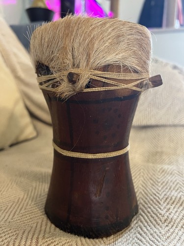 Handmade gambian drum - gambian,