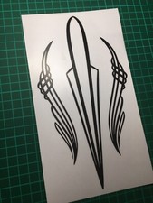 Pinstripe design stickers - pinstripe,