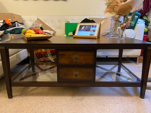Solid wood coffee table - m&s,
