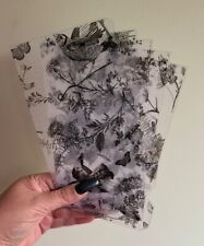 Filofax Personal Organiser Planner - Black Semi-Transparent Dividers -Laminated