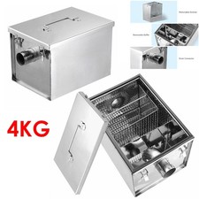 Commercial Catering Grease Trap Stainless Steel Waste Fat Interceptor Separator