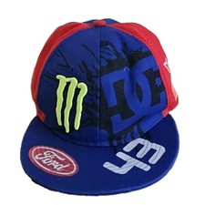 MONSTER ENERGY Ken Block 43 Ford DC Pirelli Cap Hat Size 7. 5 Holiday Christmas 