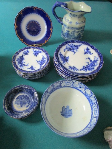 Antique flow blue henry - antique,