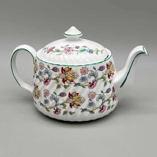 Minton haddon hall teapot bone - minton,