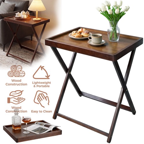 Wooden folding table patio - table,