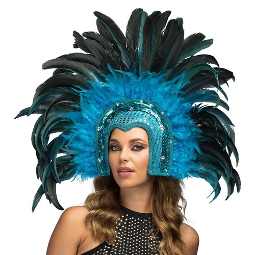 Turquoise samba feather - samba,