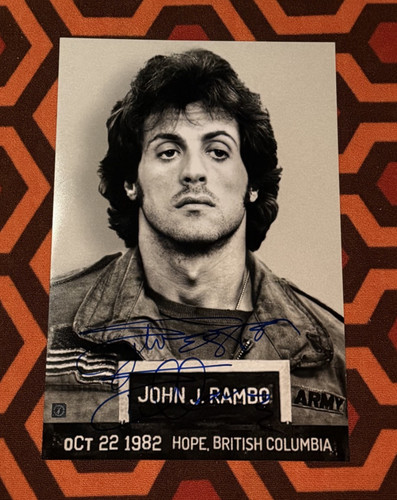 Sylvester stallone signed - sylvester,