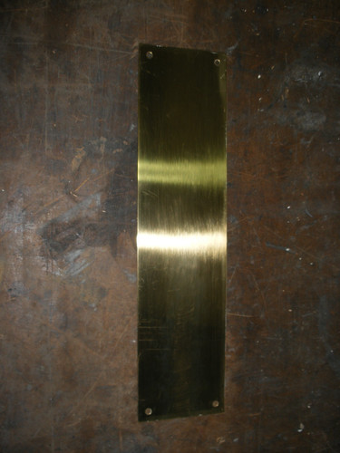 Reclaimed solid brass - , door