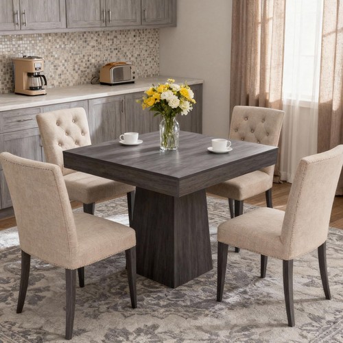 Square dining table - square,