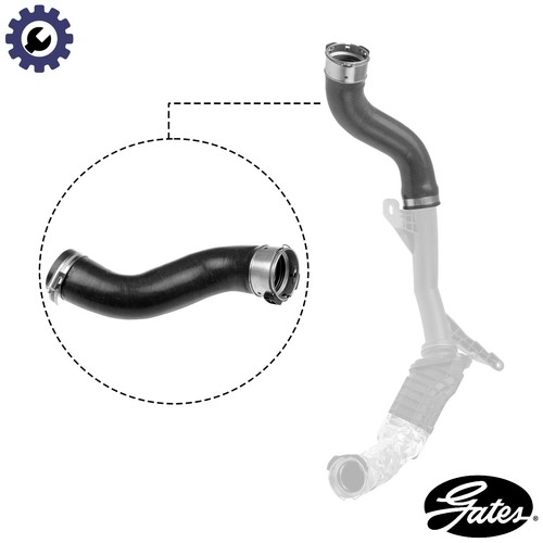 Charge air hose 0812 - charge,